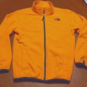 The North Face orange bomber
